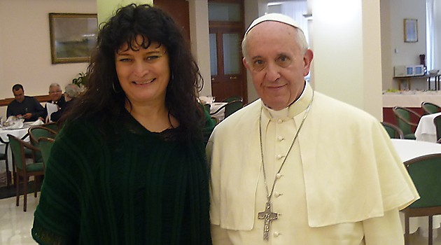 Alicia Peressutti y benedicto xvi