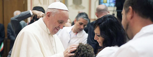 papa francisco y oracion por las familias